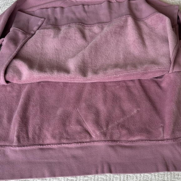 ATHLETA COZY KARMA LONGER HOODIE Sugarplum Mauve Size L - Picture 10 of 12
